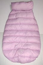 Sydney and Co London Pink Dog Puffer Jacket Vest Reversible Size Medium - £10.44 GBP