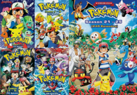 Pokemon Series (Season 1 - 25) Dvd All Region Usa English Version + Express - £239.72 GBP