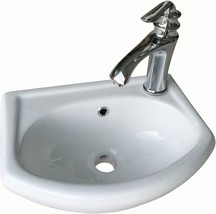 Renovators Supply Manufacturing Dell Wall Mounted Bathroom Sink 16 1/8&quot; ... - $185.99