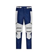 Electric Blue and Pristine White Leather Pant Mens - $145.00