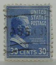 Vintage Stamps American America Usa States 30 C Cent Roosevelt Stamp X1 B28 - £1.39 GBP