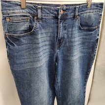 Kensie High Rise Jeans Women&#39;s Size 14 Blue Stonewash Skinny Ankle - $17.00