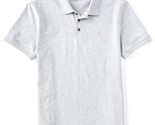 Calvin Klein Men&#39;s Reg-Fit Smooth Cotton Monogram Logo Polo Shirt Grey H... - $29.99