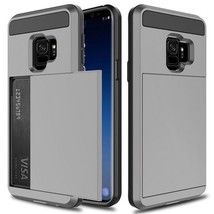 For Samsung S9 Plus Card Holding Case SILVER - £5.43 GBP