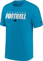 Carolina Panthers Mens Nike Dri-Fit Cotton Sideline T-Shirt - XXL &amp; Large - NWT  - £19.68 GBP