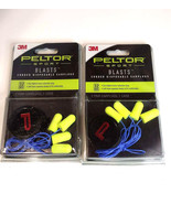 3M Peltor Sport Blasts - 2x Disposable Earplugs, Corded Neon Yellow #97081 - £9.65 GBP