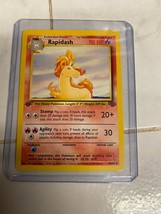 Rapidash 44/64 Pokemon Card Jungle Set 1st Edition Uncommon 1999 - £7.46 GBP