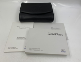 2016 Hyundai Sonata Owners Manual Handbook Set with Case OEM F02B51059 - £25.03 GBP
