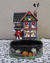 Department 56 M&amp;M s Haunted House Tours Lighted House &amp; Candy Dish - £33.09 GBP