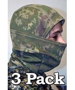 3 PACK Camouflage Men&#39;s Balaclava Face Mask UV Wind Protection TRANSITIO... - $391.25 MXN