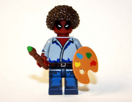 Toys Bob Ross Deadpool Joy of Painting Minifigure Custom - £5.22 GBP