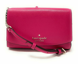 Kate Spade Staci Small Flap Chain Crossbody Pink Saffiano WLR00632 NWT $239 - £67.61 GBP