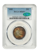1905 25C PCGS/CAC MS65+ - $2,546.25
