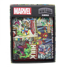Marvel Comic Cover Collage Slimfold Wallet Multi-Color - £19.90 GBP