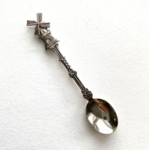 Holland Spinning Windmill Souvenir Spoon By JO Alpacca 5in - $8.99