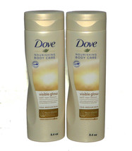 2 Dove Nourishing Body Care 8.4 Oz Visible Glow Fair To Medium Self Tan Lotion - £29.58 GBP