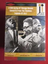 Jazz Icons I: New 9 Disc 2006 Dvd Box Set Basie Fitzgerald Monk Gillespie Blakey - £194.93 GBP