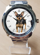 Chihua Chihua Small Cute Pet Dog Unique Unisex Beautiful Wrist Watch Sporty - £27.97 GBP