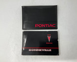 2002 Pontiac Bonneville Owners Manual Handbook OEM with Case N01B54008 - £21.54 GBP