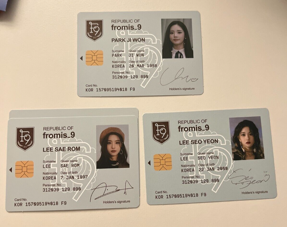 fromis_9 Official Authentic Passport ID Photo [9 Way Tickets] - 1 of 3 Pick - $3.99