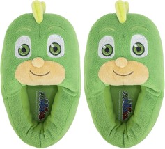 PJ Masks Boys Slippers Gekko Full Body Slip On Slipper Toddler Sizes 5-6 Green - £16.29 GBP