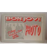 JON BON JOVI / RICHIE SAMBORA - OLD BON JOVI TOUR CONCERT CLOTH BACKSTAG... - $187.91 MXN