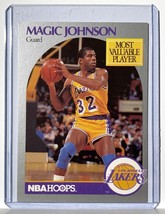 1990 NBA Hoops Magic Johnson #157 Mint Los Angeles Lakers MVP Basketball Card - £6.30 GBP