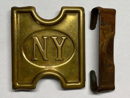 SPANISH-AMERICAN WAR, NEW YORK, MILLS WAIST BELT PLATE - £42.52 GBP