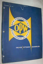 c1950 Vintage Opw Valves Fittings Assemblies Gasoline Gas Nozzles Catalog Book - £13.15 GBP