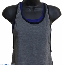Nike Racer Back Womens XS Athletic Workout Tank Top 2 Layers bra and Tank Top - £10.67 GBP