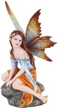 Ebros 6&quot; H Golden Fairy Fantasy Art Sculpture Fairyland Collection-
show... - $36.99