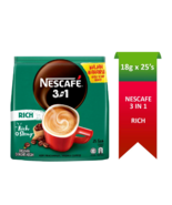 NESCAFE 3 in 1 RICH Blend &amp; Brew Instant Coffee 100 sticks (4-pack) DHL ... - £47.10 GBP