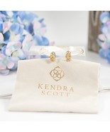 Kendra Scott Edie Gold Rose Gold Drusy Bangle Cuff Bracelet NWT - £51.17 GBP
