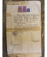 Antiguo documento Rumania certificado militar 1939 - $27.73 CAD