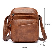  Bag Leather Casual  Bag Small Tote Female Travel Underarm Top Handle Bag Outdoo - £51.61 GBP