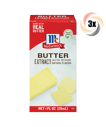3x Packs McCormick Imitation Butter Flavor Extract | 1oz | Non Gmo Glute... - £16.71 GBP