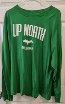 UP North Michigan Green Artisans Long Sleeve Tee Shirt Size XXL-Yoopers - £14.75 GBP