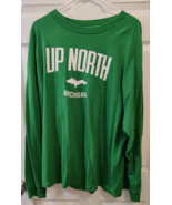 UP North Michigan Green Artisans Long Sleeve Tee Shirt Size XXL-Yoopers - £14.09 GBP