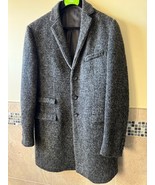 Alessandrini Men's Gray Knit Mohair Blend Long Jacket SZ M Italy - €136,23 EUR Alessandrini Men's Gray Knit Mohair Blend Long Jacket SZ M Italy - €136,23 EUR