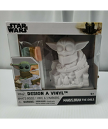 Star Wars The Mandolorian The Child Disney Design a Vinyl Color Baby Yod... - $17.95 CAD