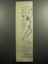 1951 United States Rubber Company Lastex Ad - Queen of the May - $18.49
