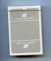 United Airlines Gray Sealed Deck of Playing Cards - $11.88