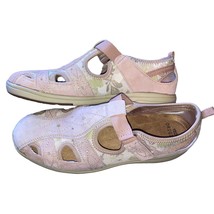Earth Origins Womens Shoes 11 Effie Suede Fabric Fisherman Sandals Dusty Pink - £27.96 GBP