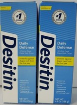 Desitin Rapid Relief Diaper Rash Cream w/ Zinc Oxide 4.8 Ounce Tube 2 Pa... - £15.56 GBP