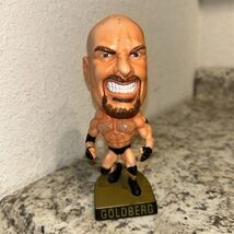 Toy Biz 1999 WCW WWE WWF Wrestling Head Ringers Goldberg Figure A3 - $7.76