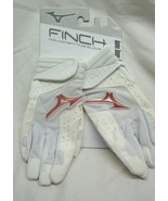 Mizuno FINCH WHITE SOFTBALL BATTING GLOVES Size YOUTH MEDIUM NEW - $27.15 CAD