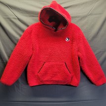 Converse Fleece Red Hooded Youth Jacket Small (8-10) Unisex - £19.99 GBP
