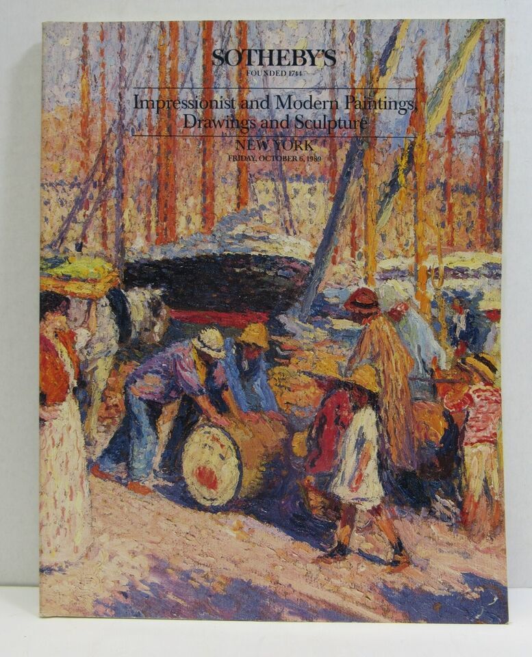 Sotheby&#39;s Catalog 1989 Impression Modern Paintings Sculpture Auction Sal... - $3.95