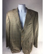 Ermenegildo Zegna Neiman Marcus Mens Suit Jacket Brown Glen Check Cashme... - £77.10 GBP