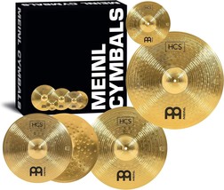 Meinl Cymbal Set Box Pack With 14” Hihats, 20” Ride, 16” Crash,, Hcs141620+10 - £256.59 GBP